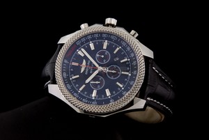 Breitling Bentley Swiss 7750 Mens Automatic Blue Dial